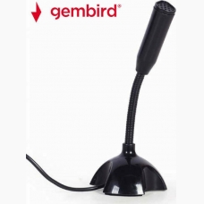 Gembird Μικρόφωνο Υπολογιστή με Σύνδεση USB, Μαύρο