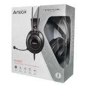 A4TECH Headset, 3.5mm, 50mm ακουστικά, μαύρα