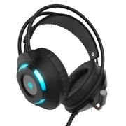 Celebrat gaming headset e-Sports GM-1 με μικρόφωνο, LED, 3.5mm, 50mm, μαύρο