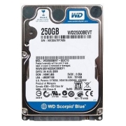 ΔΙΣΚΟΣ WD Scorpio Blue 250GB, 5400RPM - 8MB Cache SATA 3.0GB/S