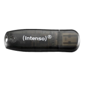 Intenso 16GB Rainbow Line Black USB Stick