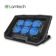 LAMTECH LAPTOP COOLING FLEXI STAND 6 FANS