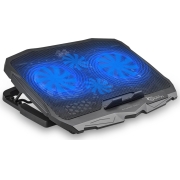 White Shark Ice Warrior Cooling Pad για Laptop έως 17.3 με 4 Ανεμιστήρες και Φωτισμό