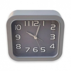 QUARTZ Ρολόι επιτραπέζιο με ξυπνητήρι 8066, 13x9.5cm