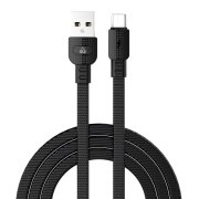 Powertech καλώδιο USB σε Micro USB armor, 15W 3A, 1m, μαύρο