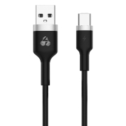 Powertech Metal Braided USB 2.0 Καλώδιο USB-C Αρσενικό σε USB-A Αρσενικό