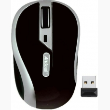 Andowl Ασύρματο Mini Ποντίκι 2.4GHz, Μαύρο - Λευκό
