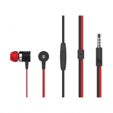Celebrat ακουστικά handsfree S50-R, On-Off, κόκκινα