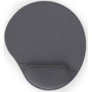 Gembird Gel Mouse Pad 260mm με Στήριγμα Καρπού, Γκρι