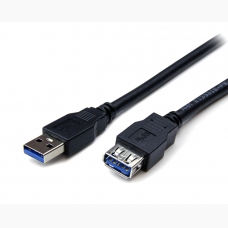 Powertech καλώδιο USB 3.0 σε USB female, copper, 1.5m, μαύρο