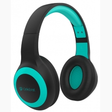 Celebrat headphones με μικρόφωνο, bluetooth, 40mm, μαύρο-μπλε