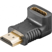 GOOBAY Αντάπτορας HDMI, Γωνιακός, 4K/60Hz, Μαύρος / 51727