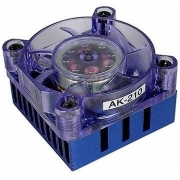 AKASA AK-210 CHIPSET COOLER BLUE - lo noise 38 x 38 x 13mm