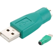 Powertech Αντάπτορας USB 2.0 Αρσενικό σε PS2 Θηλυκό, Πράσινος / CAB-U020