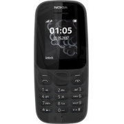 NOKIA 105 (2017) Dual Sim Black με Ελληνικό Μενού