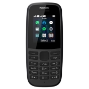 NOKIA 105 (2019) Dual Sim Black με Ελληνικό Μενού, 4th Edition