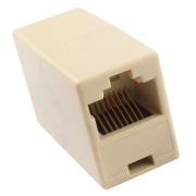 Powertech RJ45 εξάρτημα UTP (μούφα), θηλυκό/θηλυκό, 8p8c, λευκό