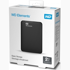 WD 2.5 HDD Elements Portable 2TB / USB 3.0 Black