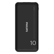 Philips Power bank, 10000mAh, 37W, 2x USB, 2.1A, μαύρο