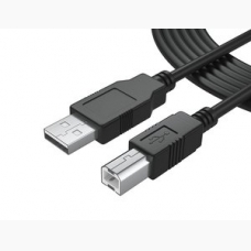 Powertech Καλώδιο εκτυπωτή USB 2.0 σε USB Type B, 1.5m μαύρο