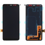 Γνήσια Οθόνη LCD με Μηχανισμό Αφής για Samsung Galaxy A8 2018 A530F - Χρώμα: Μαύρο