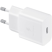 Samsung Φορτιστής Τοίχου με Θύρα USB-C, Fast Charge 15W 2A Power Delivery, Λευκός