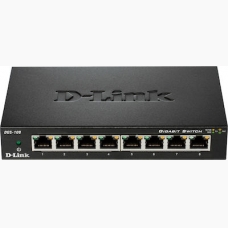 D-Link Switch Metal, 8 Port Gigabit Unmanaged Desktop