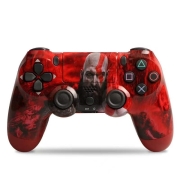 Doubleshock Ασύρματο Χειριστήριο για PS4 oem / God Of War / Κόκκινο