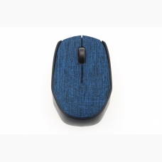 ΩMEGA Mouse Wireless 2.4GHz ~ 1200DPI Fabric Brained Dark Blue