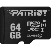 Patriot LX microSD/XC, 64GB, Class 10, U1 High Speed