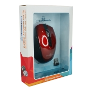 POWERTECH ΑΣΥΡΜΑΤΟ MOUSE WR - GM-025G - RED / BLACK