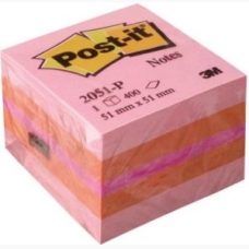 POST-IT 3M 2051-Pink ΚΥΒΟΣ mini