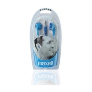 Maxell Ακουστικά Ψείρες, Stereo Earphone Μπλε