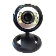 Powertech Web Camera 1.3MP, Plug & Play, Black