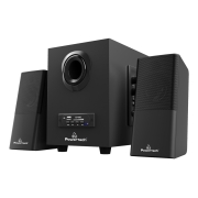 Powertech ηχεία Premium sound 16W, USB/SD/FM/BT, with remote control, μαύρα