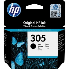 Μελάνι HP 305 Μαύρο, Αυθεντικό, Ink Cartridge
