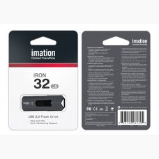 Imation Usb Flash Drive Iron 32GB, USB 2.0, γκρι