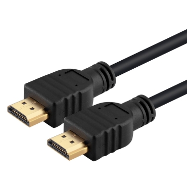 Powertech καλώδιο HDMI, CCS, Gold plated, 1m, μαύρο