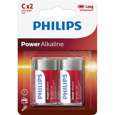 PHILIPS Μπαταρία αλκαλική 2C