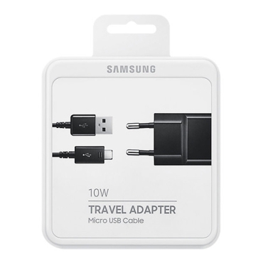 SAMSUNG Φορτιστής τοίχου USB(A) σε Micro USB, 2A, Μαύρο