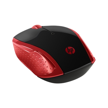 HP 200 Εmprs Red Wireless Mouse ~ 1000DPI