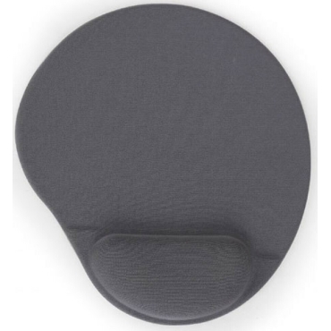 Gembird Gel Mouse Pad 260mm με Στήριγμα Καρπού, Γκρι