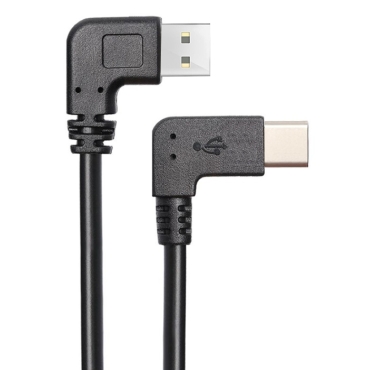 Powertech καλώδιο USB σε USB Type-C, 90°, Dual Easy USB, 0.5m