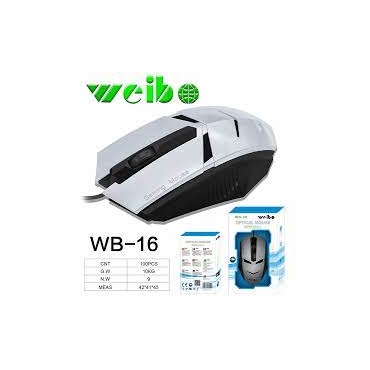 WEIBO INTERNET LASER USB 3.0/2.0/1.1 OPTICAL MOUSE 2000dpi BLACK / SILVER OEM