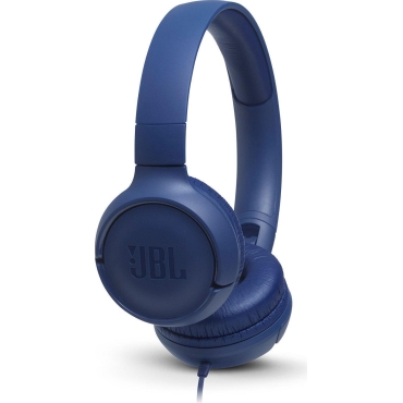 JBL® Tune 500 OnEar Universal Headphones 1-button Mic/Remote, μπλε