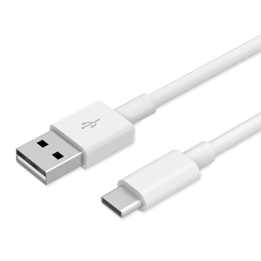 Powertech Καλώδιο USB 2.0 σε USB Type-C, 1m White