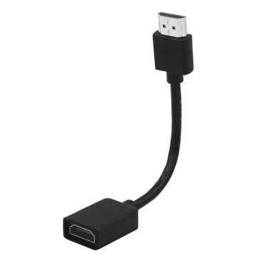 Powertech Αντάπτορας HDMI, 4K/60Hz, 0.10m, Μαύρος / CAB-H167