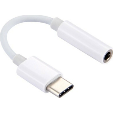 Powertech Καλώδιο USB-C Αρσενικό σε 3.5mm Θηλυκό, Λευκό / CAB-UC029