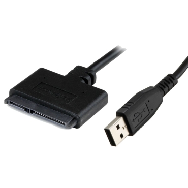 Powertech καλώδιο USB σε SATA, copper, 0.20m μαύρο