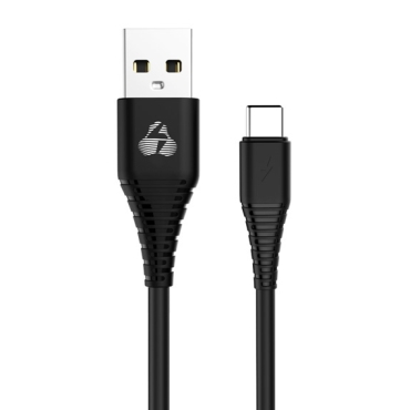 Powertech Καλώδιο USB σε Type-C eco copper, 1m, μαύρο